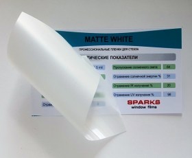 Плёнка SPARKS MATTE WHITE
